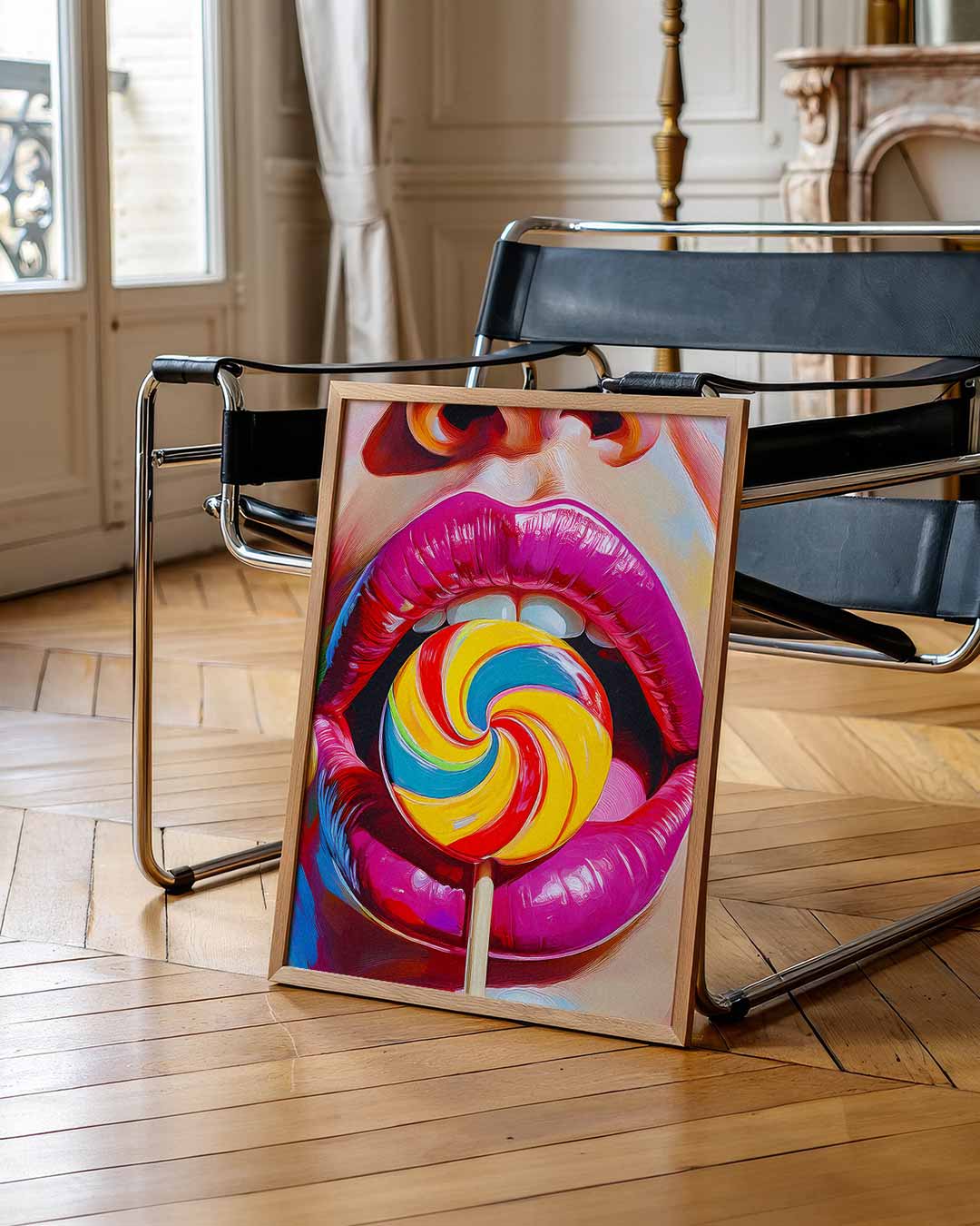Kleurrijke Lolly Pop Art Poster-WallArtistic