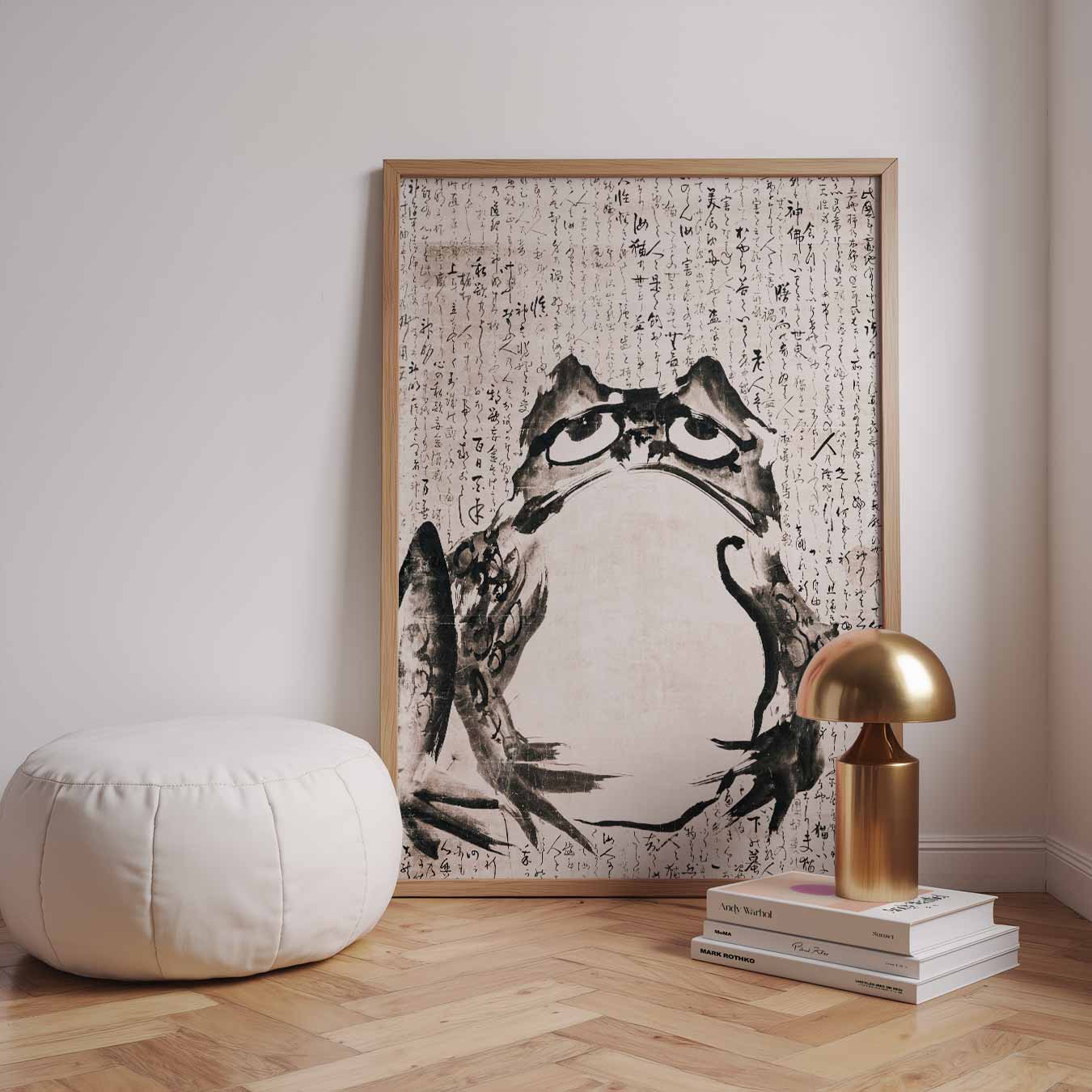 Japanse Kikkerkunst Poster-WallArtistic