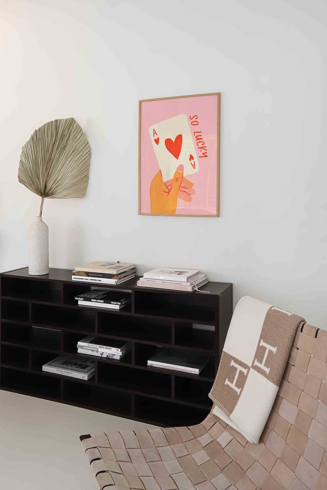 Kaart met hart Poster