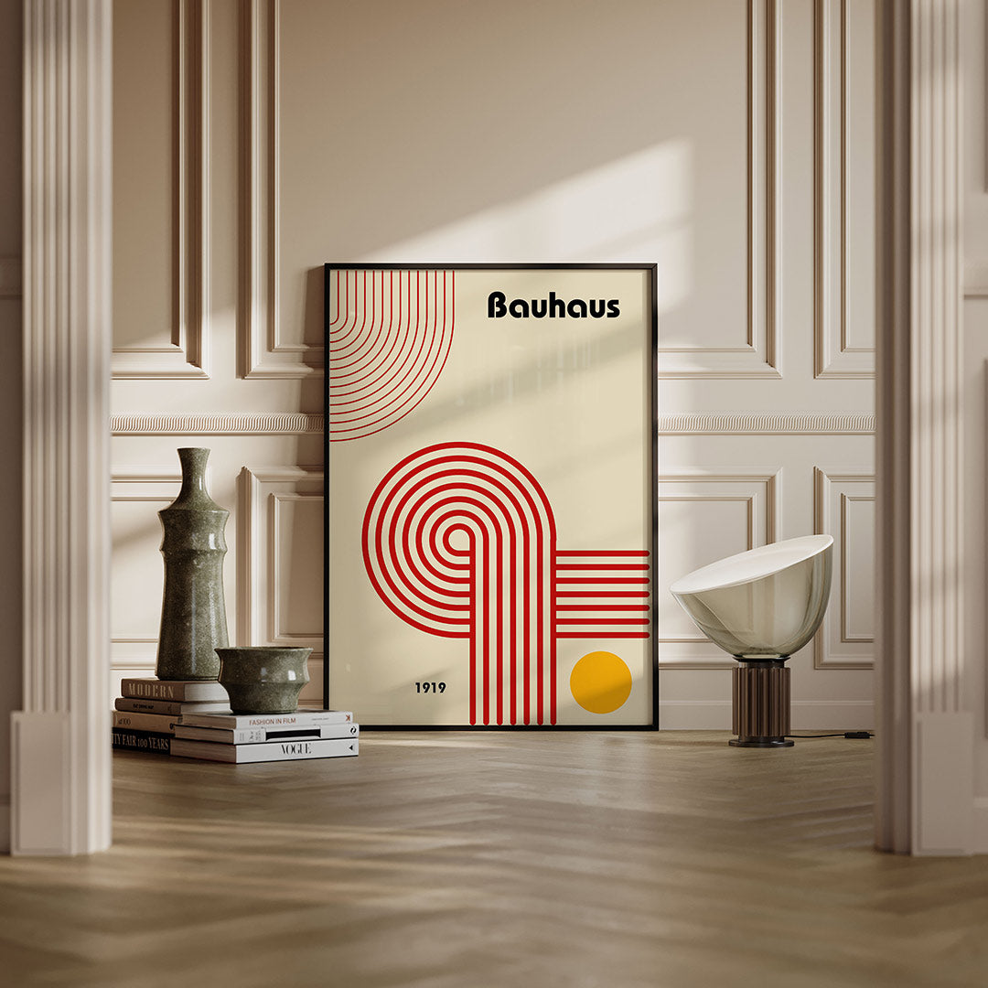 Lijnen en vormen Poster