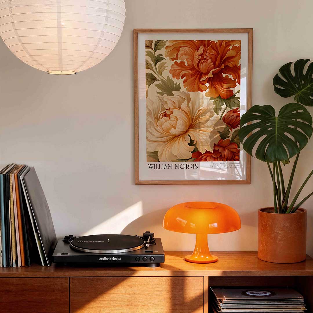 Bloemen en bladeren Poster