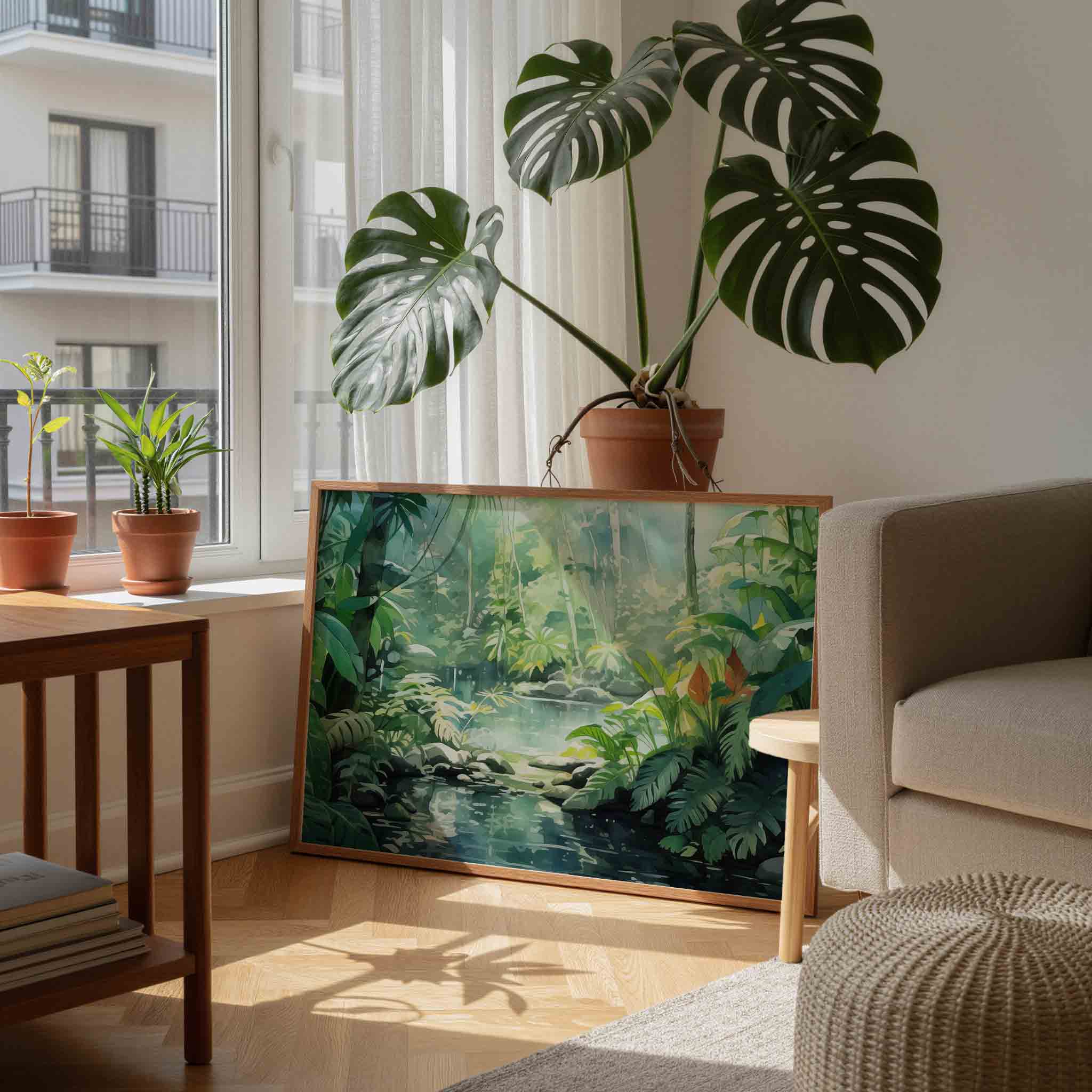 Tropisch bos Poster