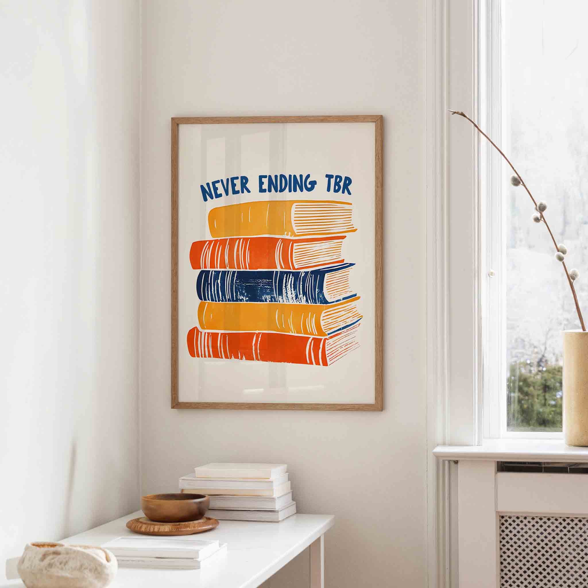 Stapel boeken Poster
