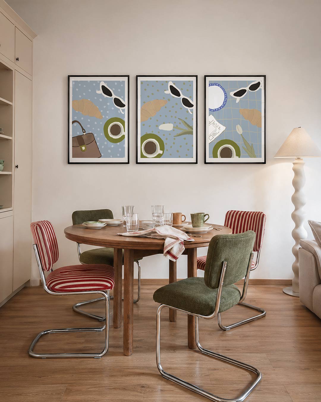 Ontbijt en accessoires Posterset