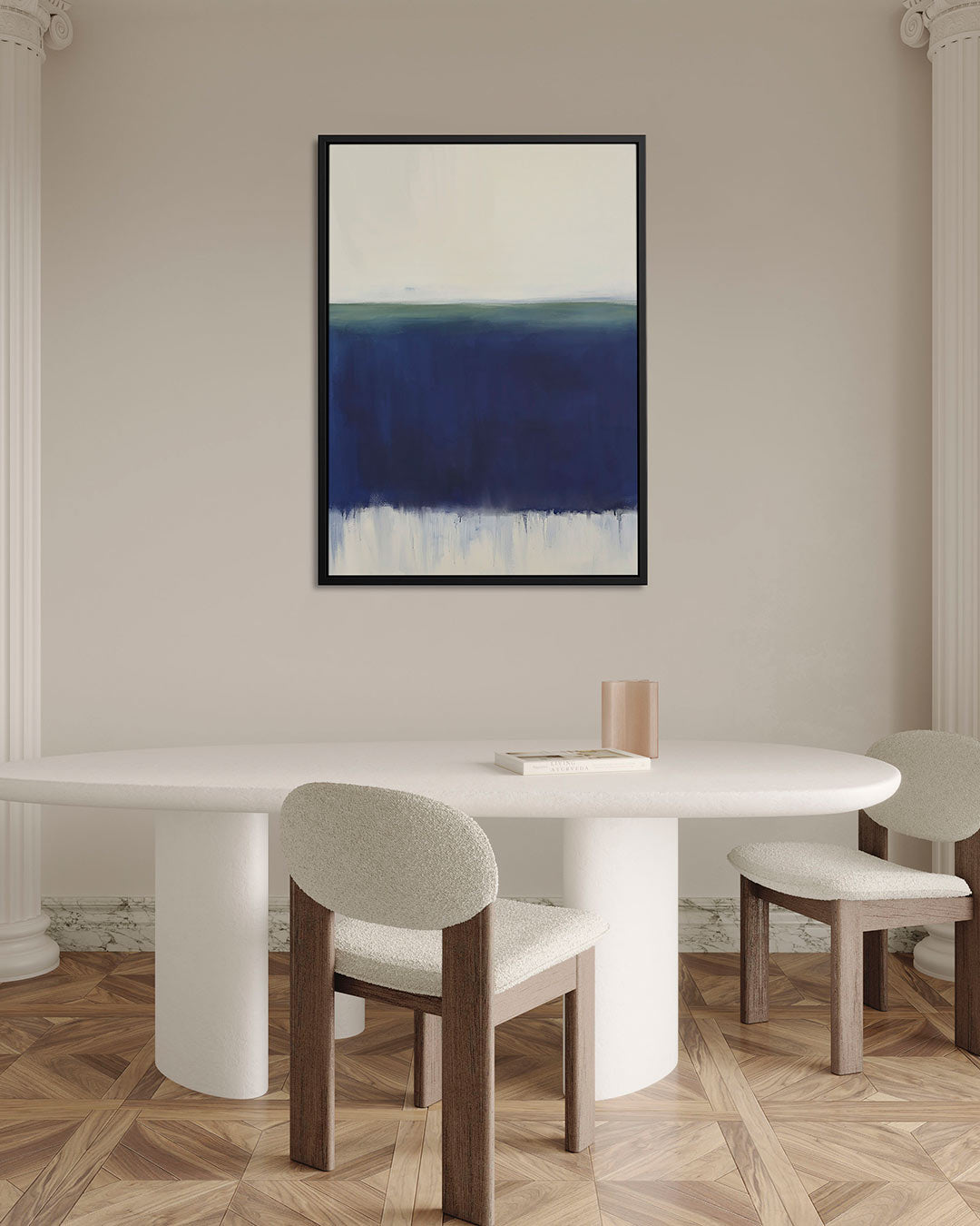 Horizontale kleurenlagen Kunstwerk