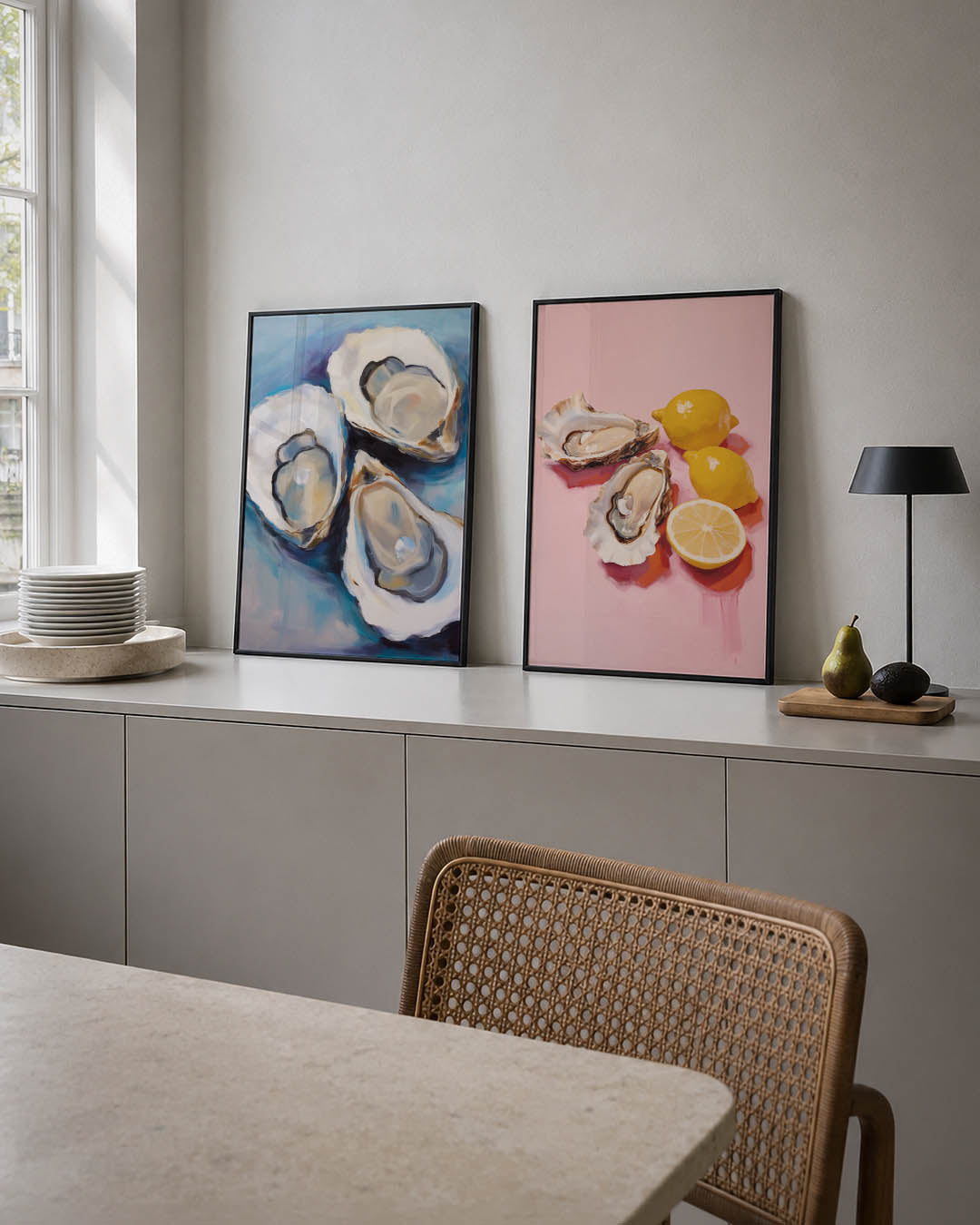 Zeevormen en kleuren Posterset