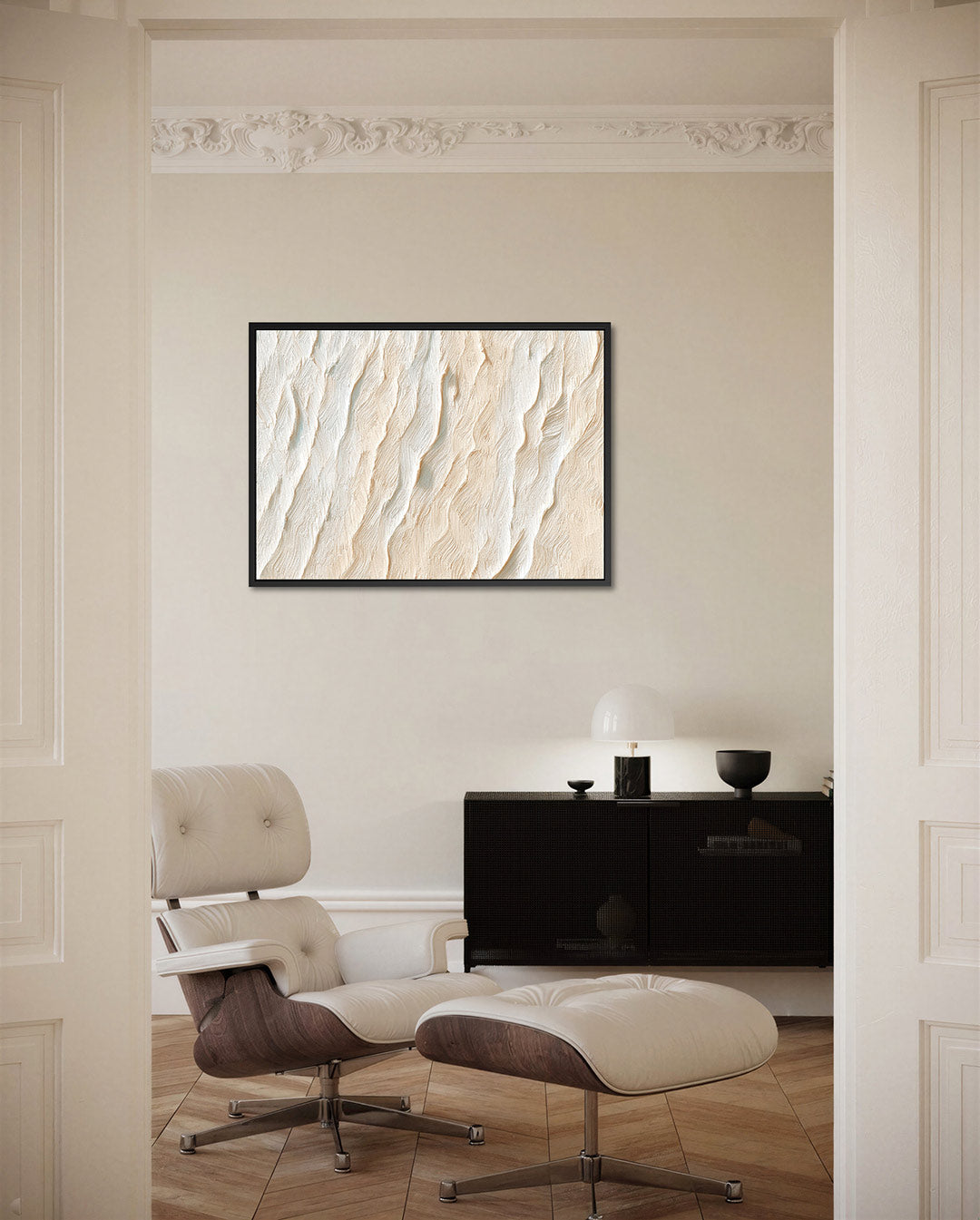 Golvende textuur Kunstwerk