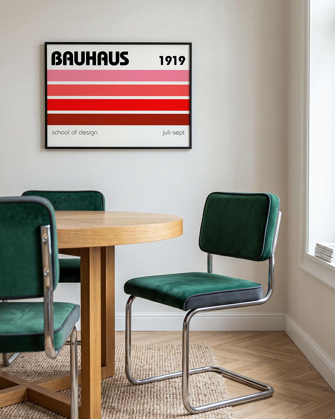Kleurvlakken en tekst Poster