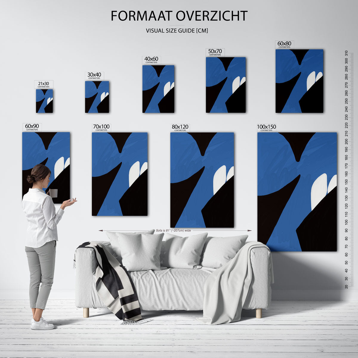 Abstracte vormen Poster
