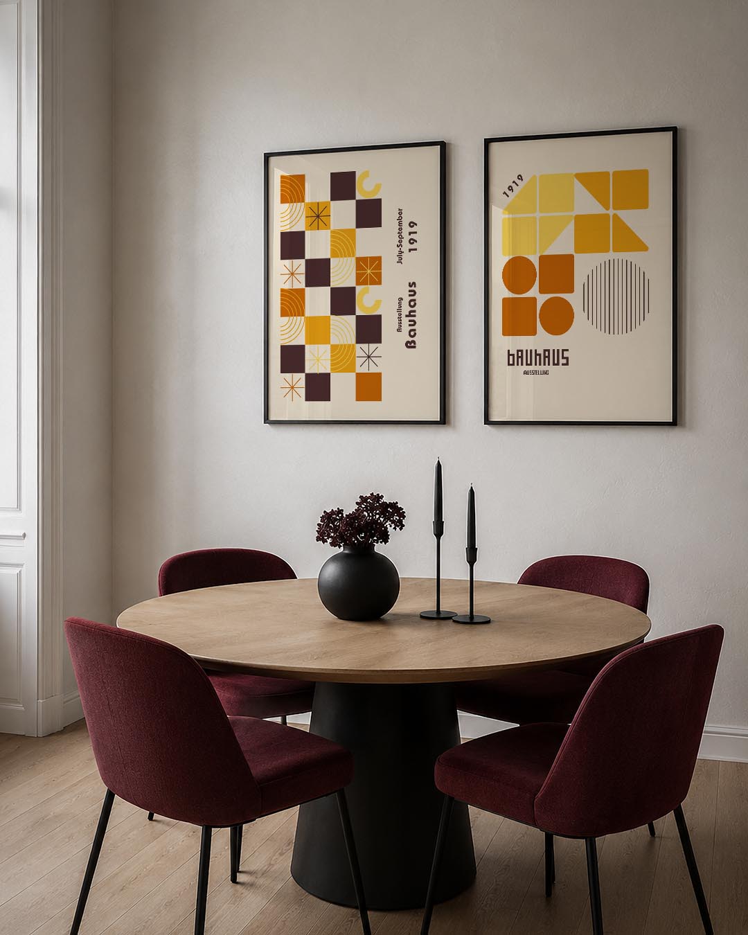 Vormen en vlakkenspel Posterset