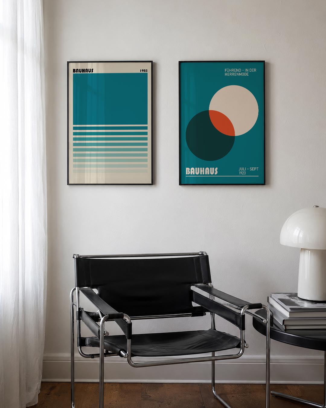 Kleurvlakken en lijnen Posterset