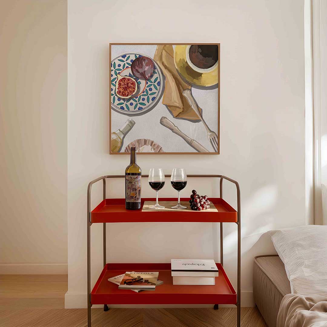 Gedekte tafel Poster