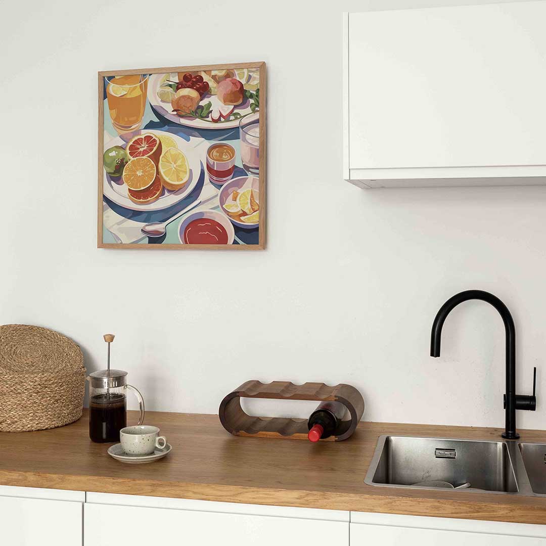 Ontbijt met fruit Poster