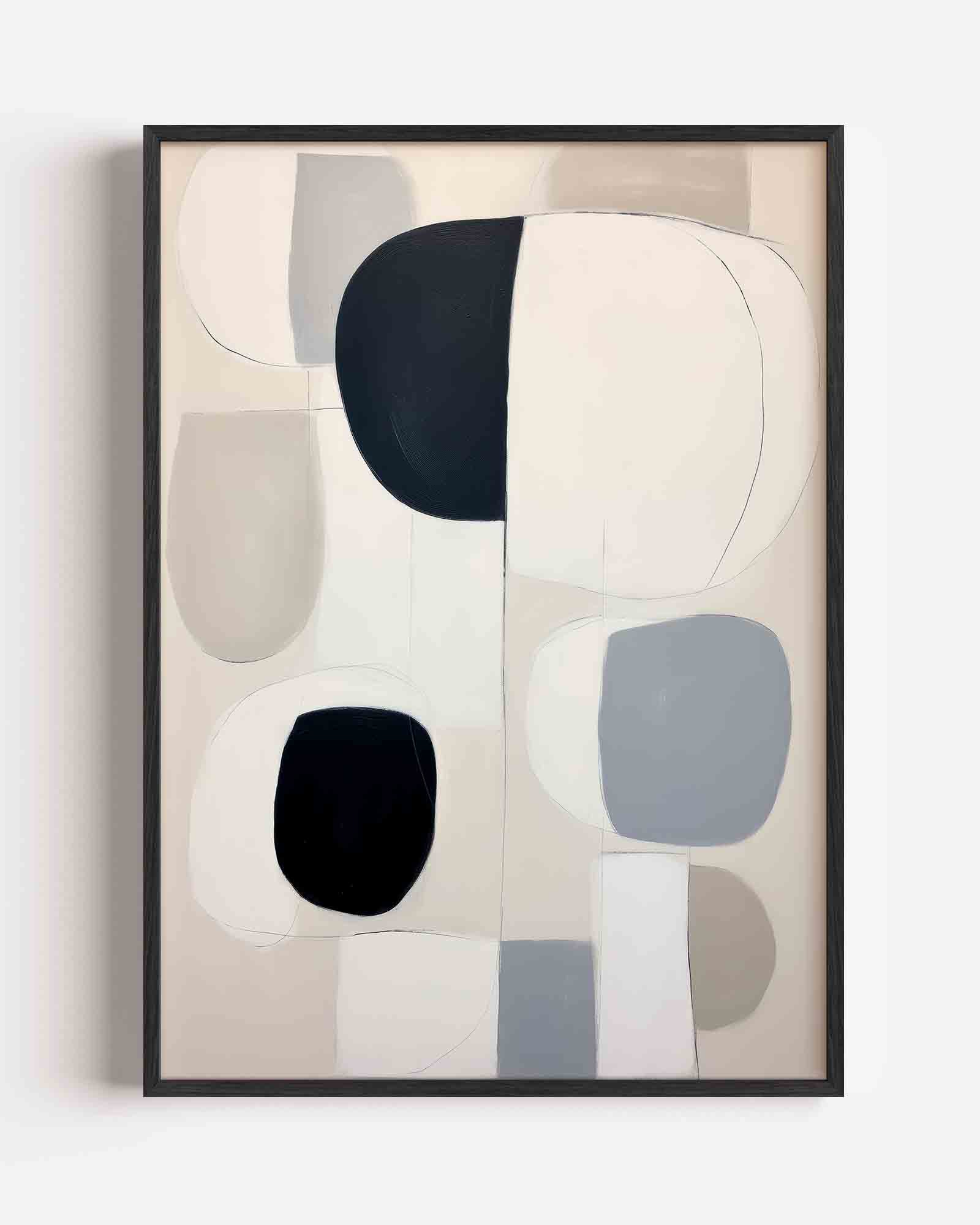 Abstracte vormen Poster