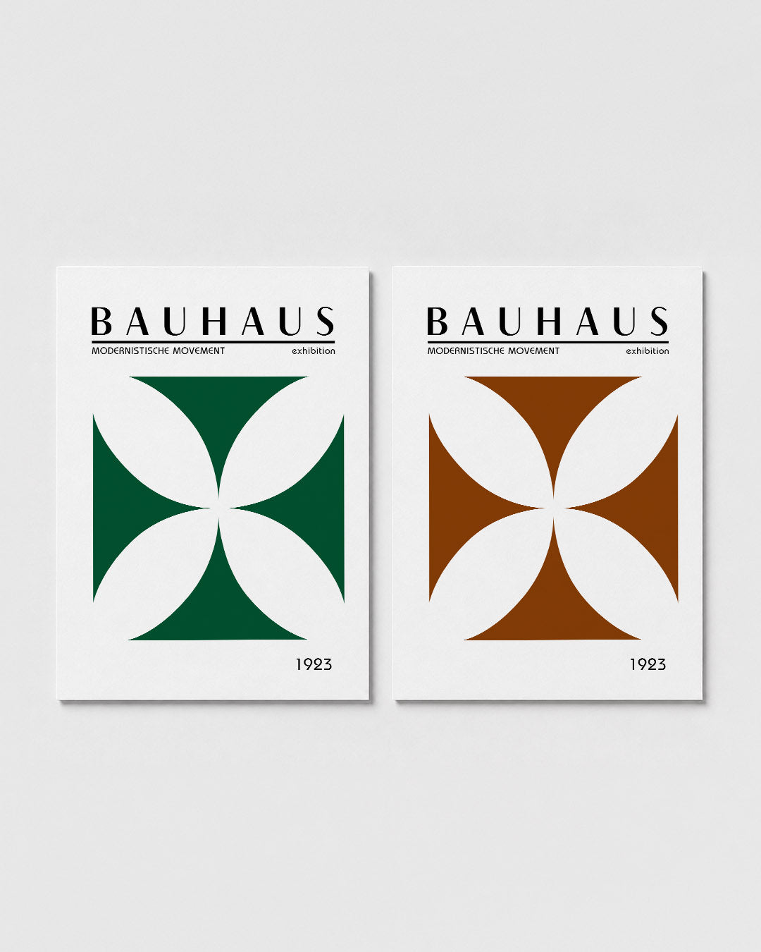 Vormen en vlakken Posterset