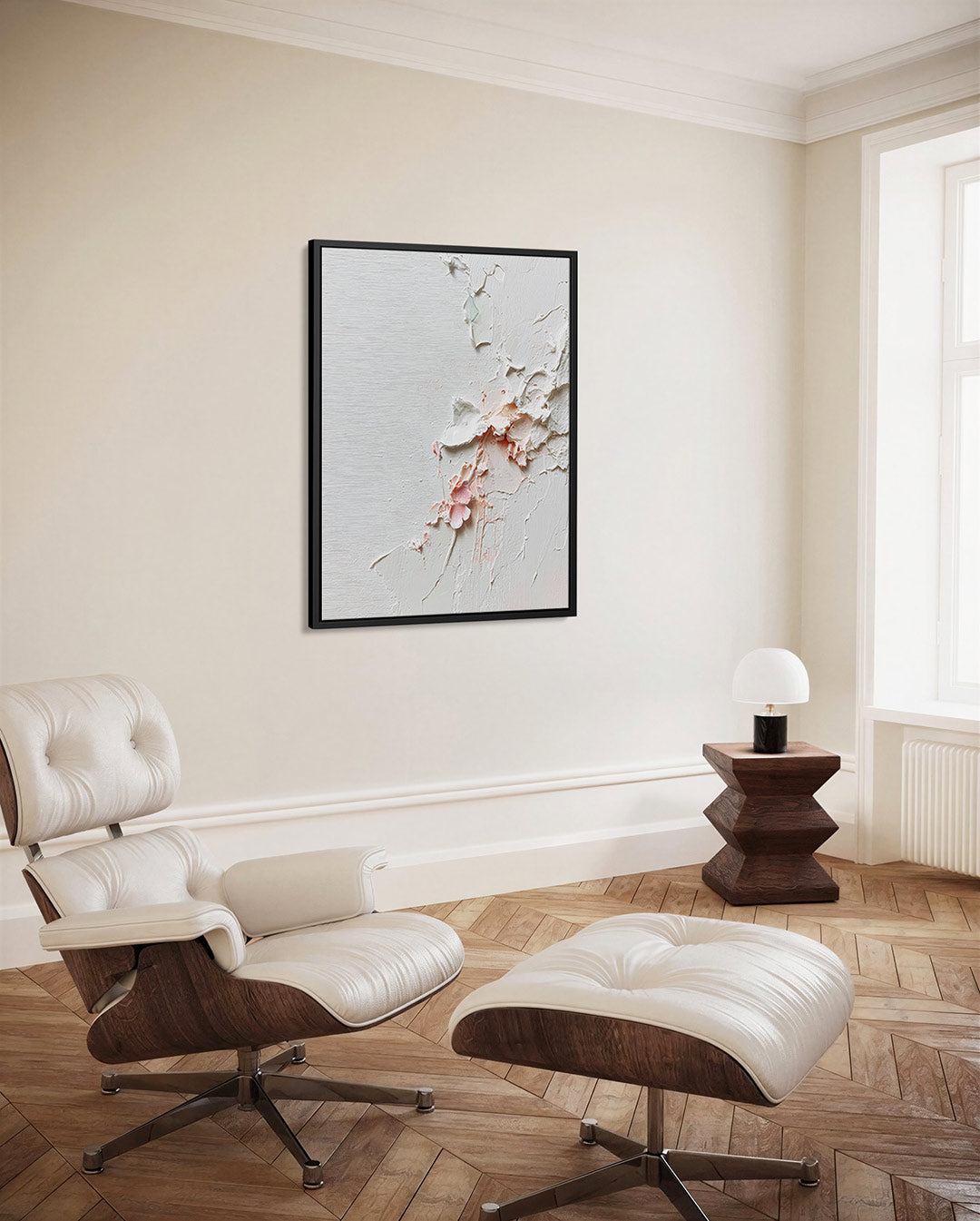 Textuur en pastel Kunstwerk