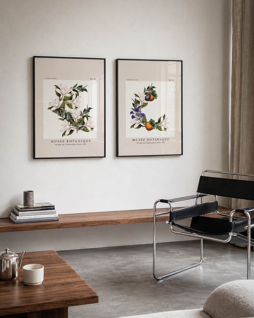 Bloemrijke elegantie Posterset
