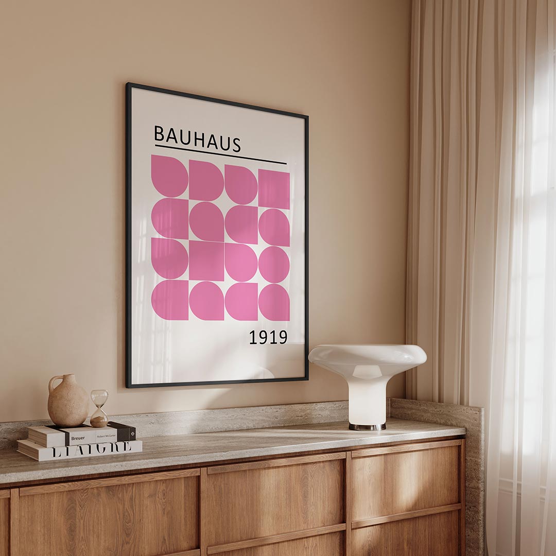 Vormritme en kleur Poster