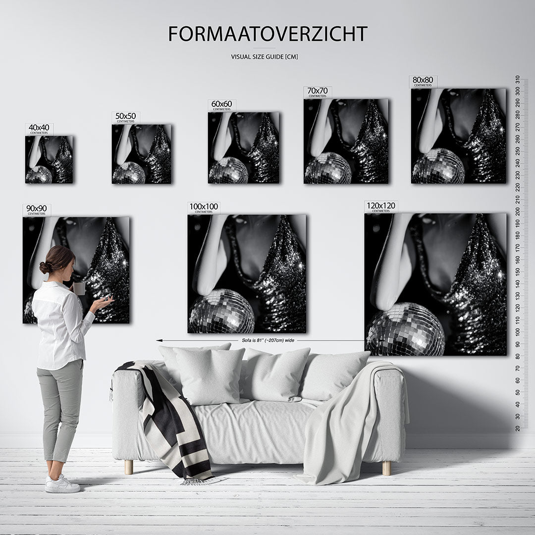 Glinsterende reflecties Kunstwerk