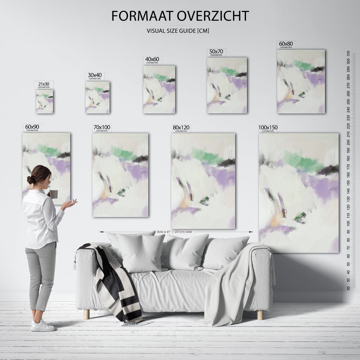 Abstracte vormen Poster