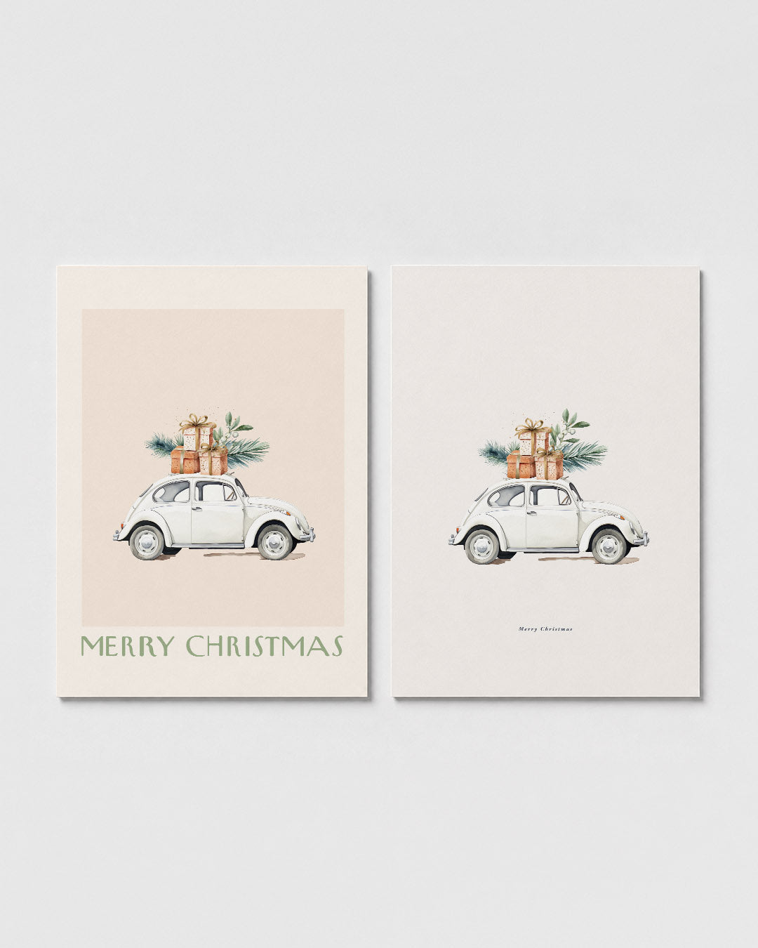 Kerstauto Posterset