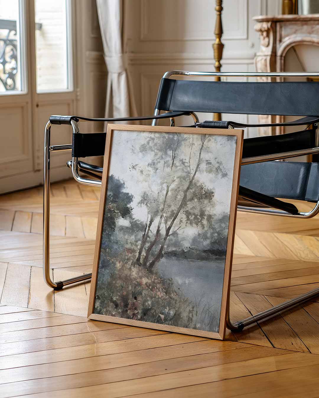 Dromerig Boslandschap Poster-WallArtistic