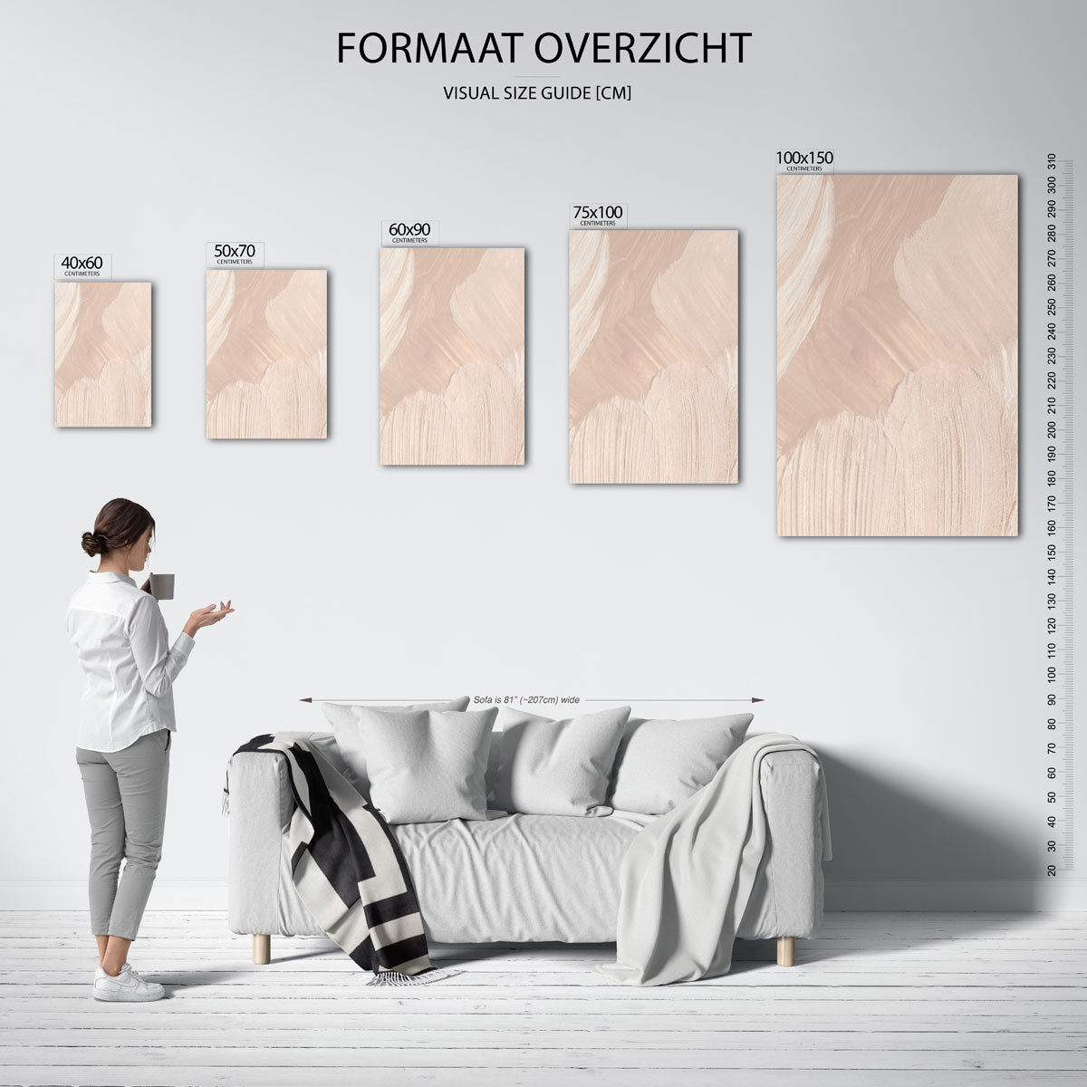 Zachte penseelstreken Kunstwerk