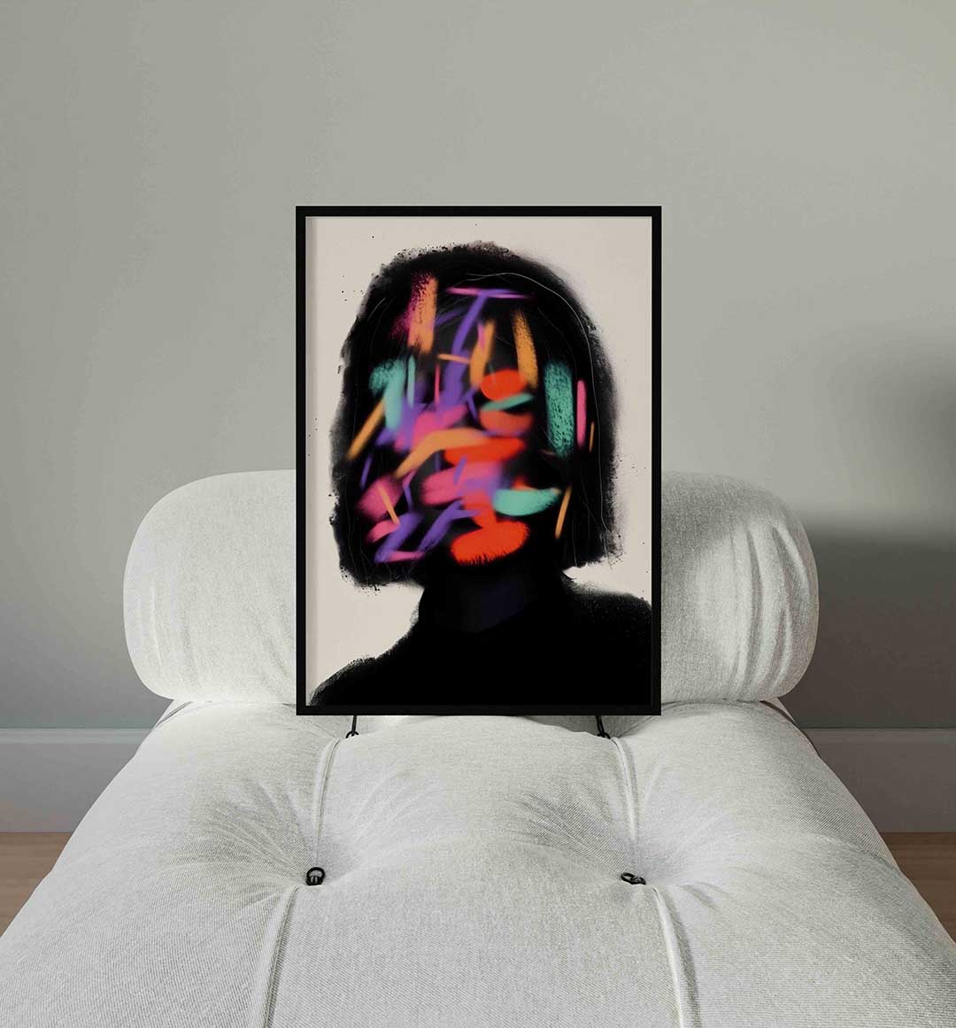 Abstracte vormen Poster