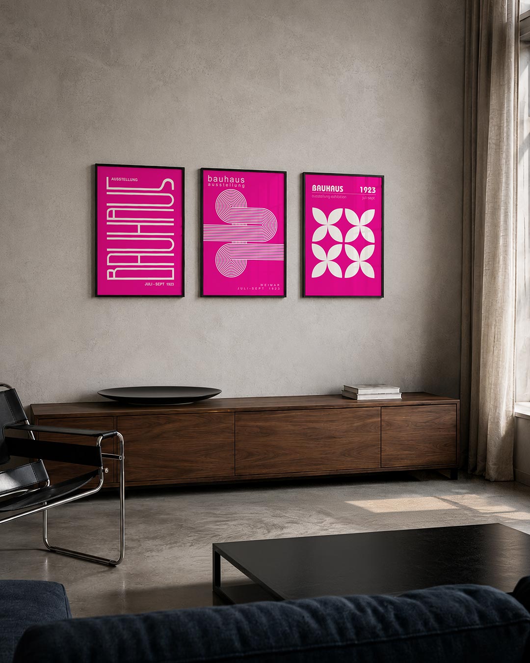 Lijnen en kleurvlakken Posterset