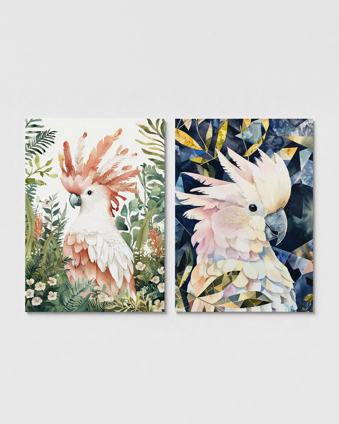 Vederpracht en bladeren Posterset