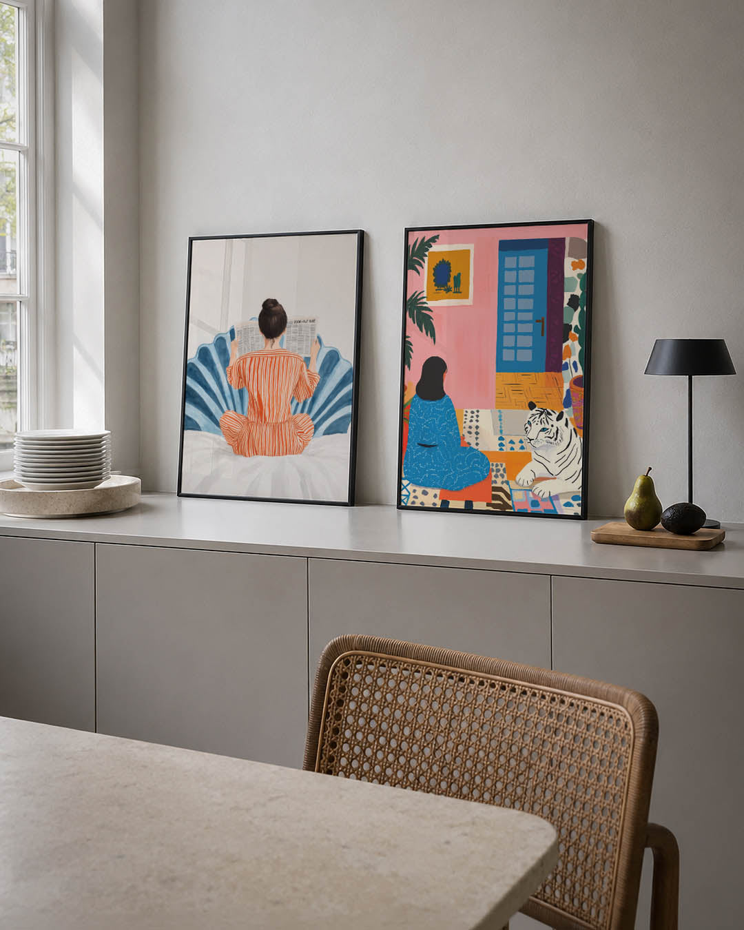 Kleur en lijnen Posterset