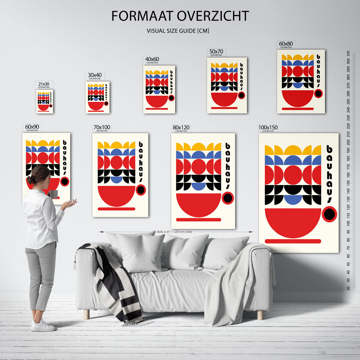 Vormen en vlakken Poster