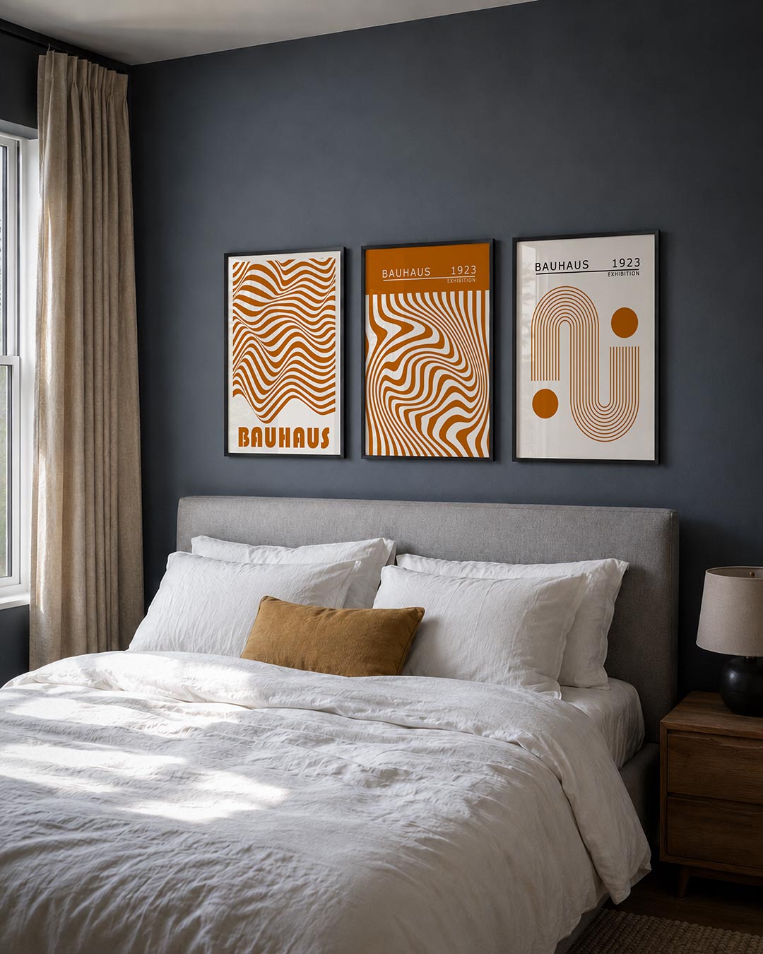 Golvend lijnenspel Posterset