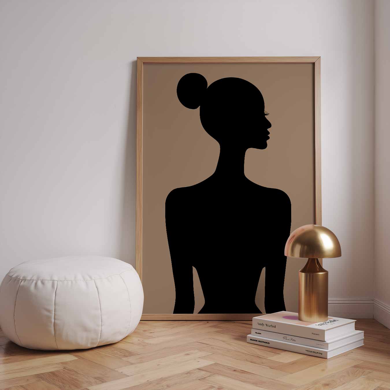 Stijlvolle Silhouet Poster-WallArtistic