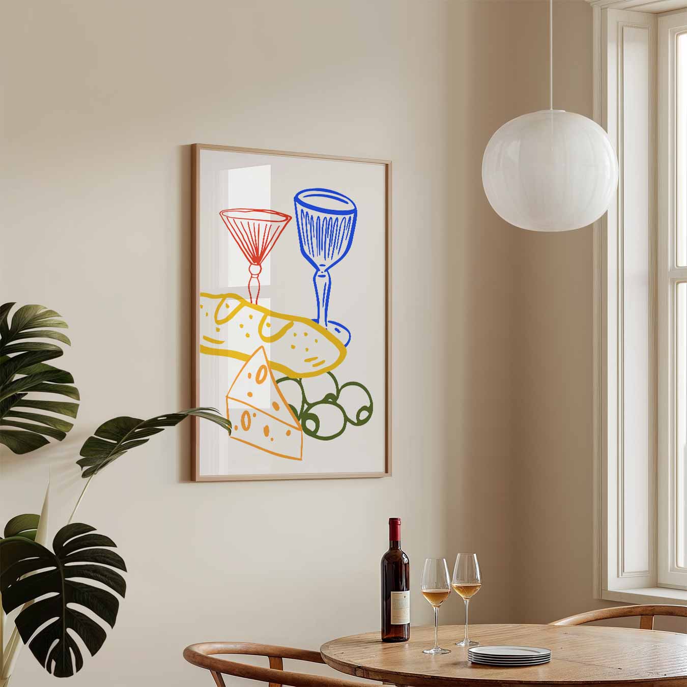 Gezellige Borrelavond Poster-WallArtistic