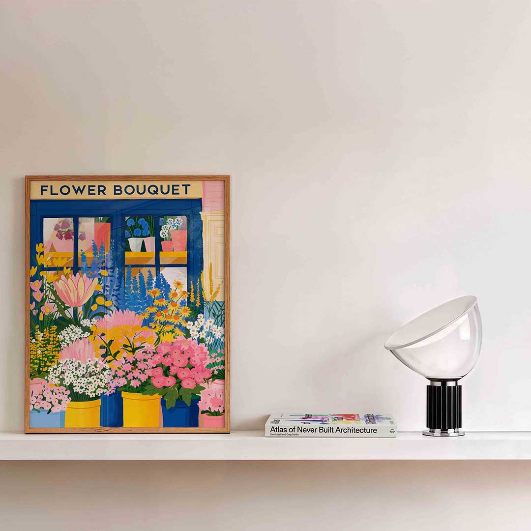 Bloemenwinkel Poster
