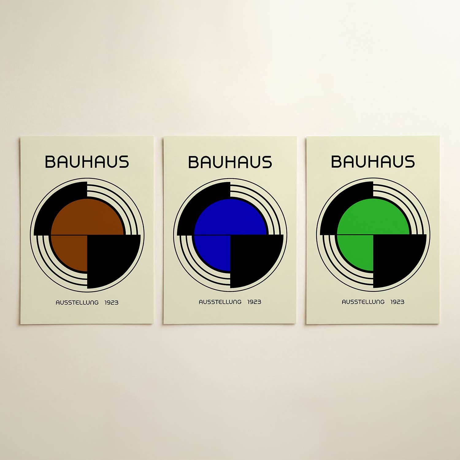 Cirkel en lijnen Posterset