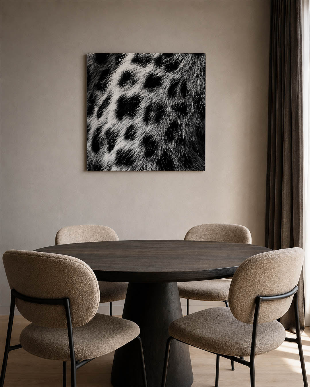 Dierenprint textuur Kunstwerk