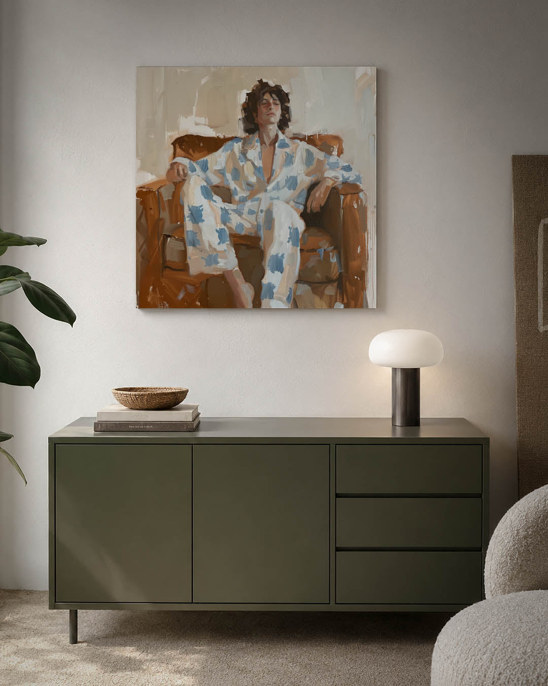 Ontspannen moment Kunstwerk