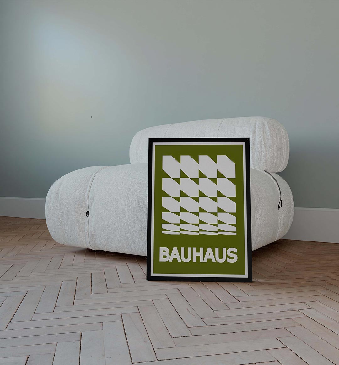 Vormritme en lijnen Poster