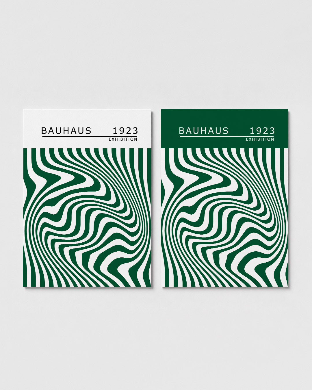 Golvend lijnenspel Posterset