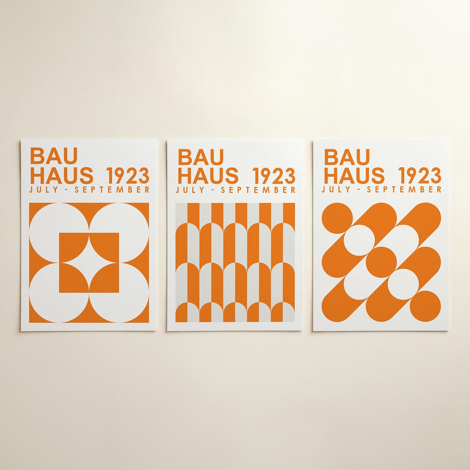 Vormen en vlakken Posterset