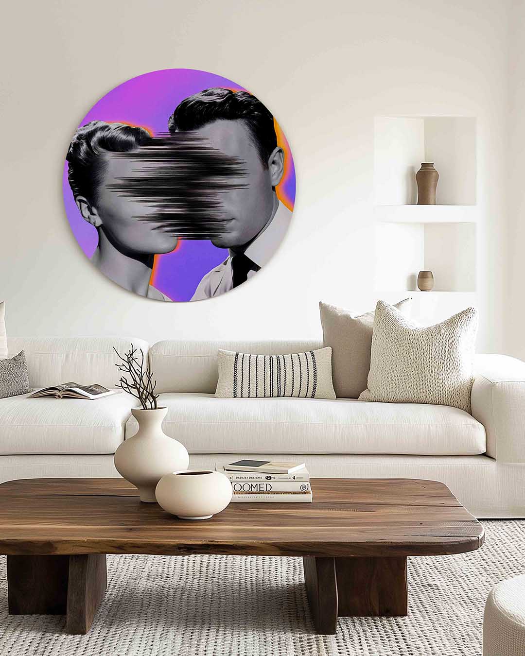 Portret met vervaging Muurcirkel