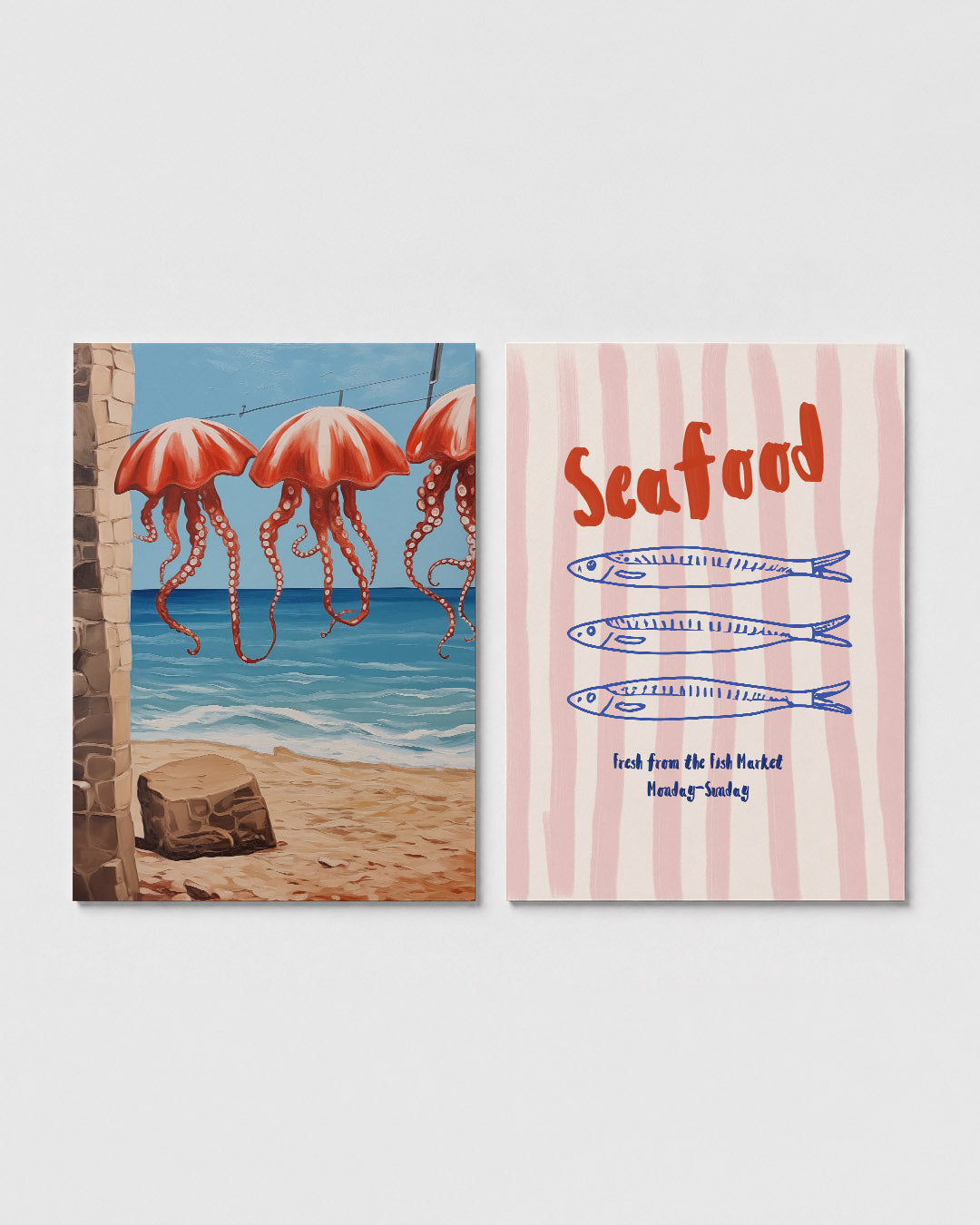 Zwevende kwallen Posterset