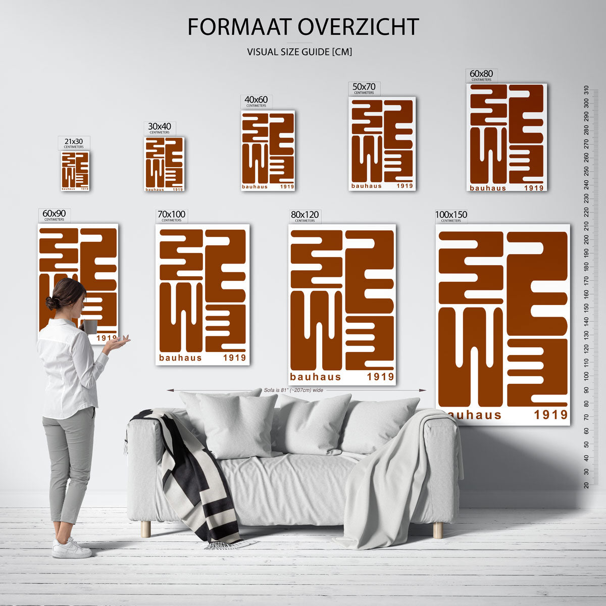 Vorm en lijnen Poster