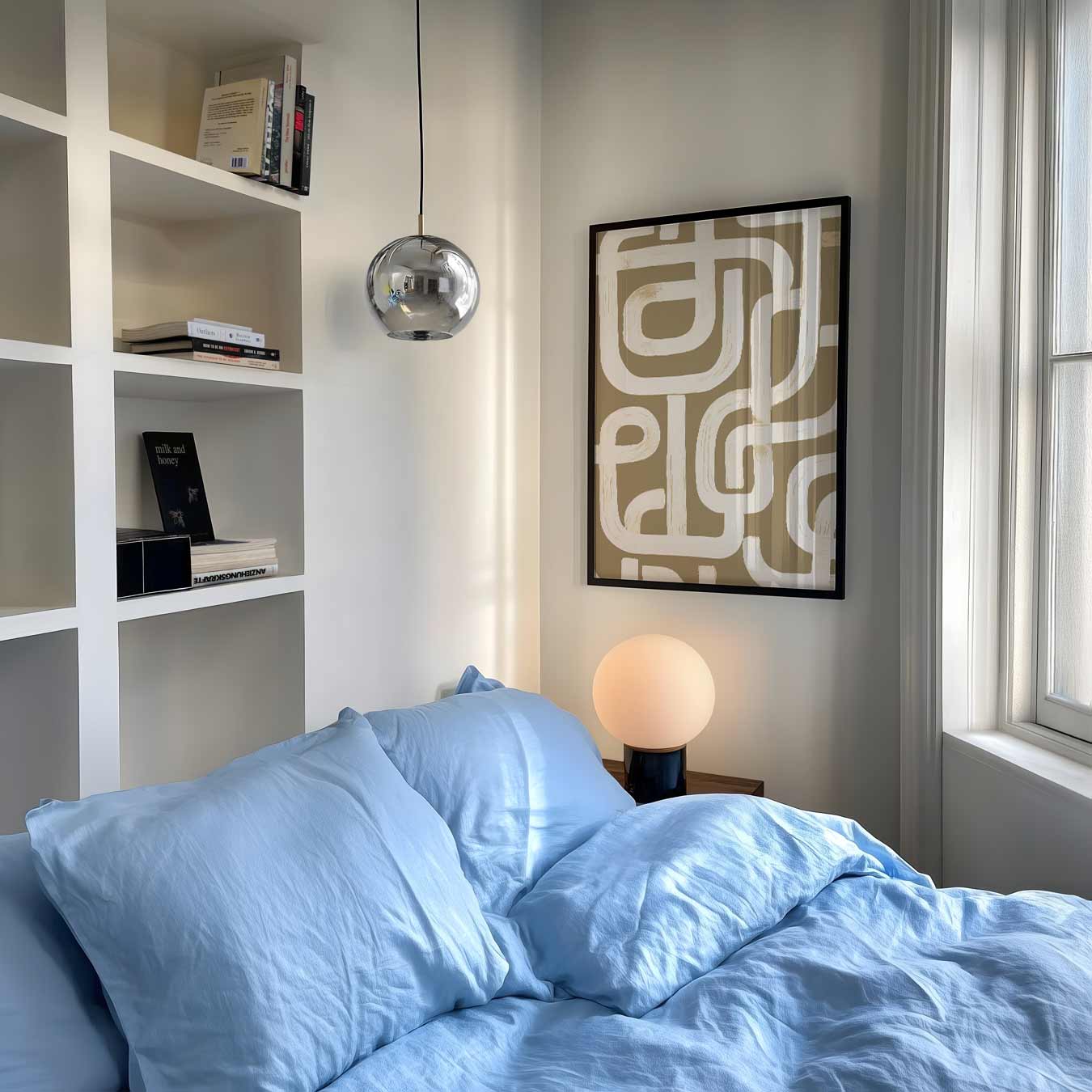 Moderne Retro Maze Poster-WallArtistic