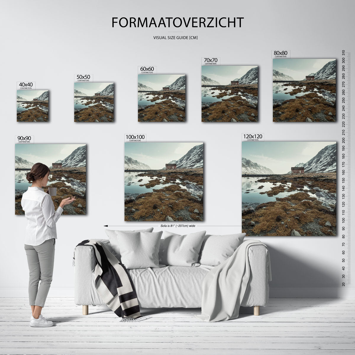 Berglandschap Poster