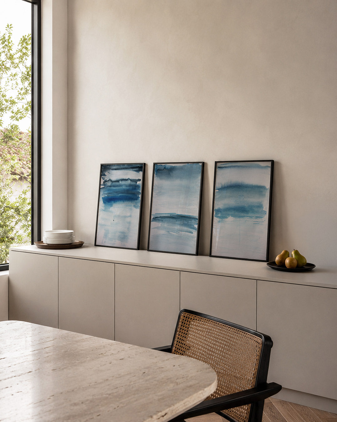 Blauwe vegen Posterset