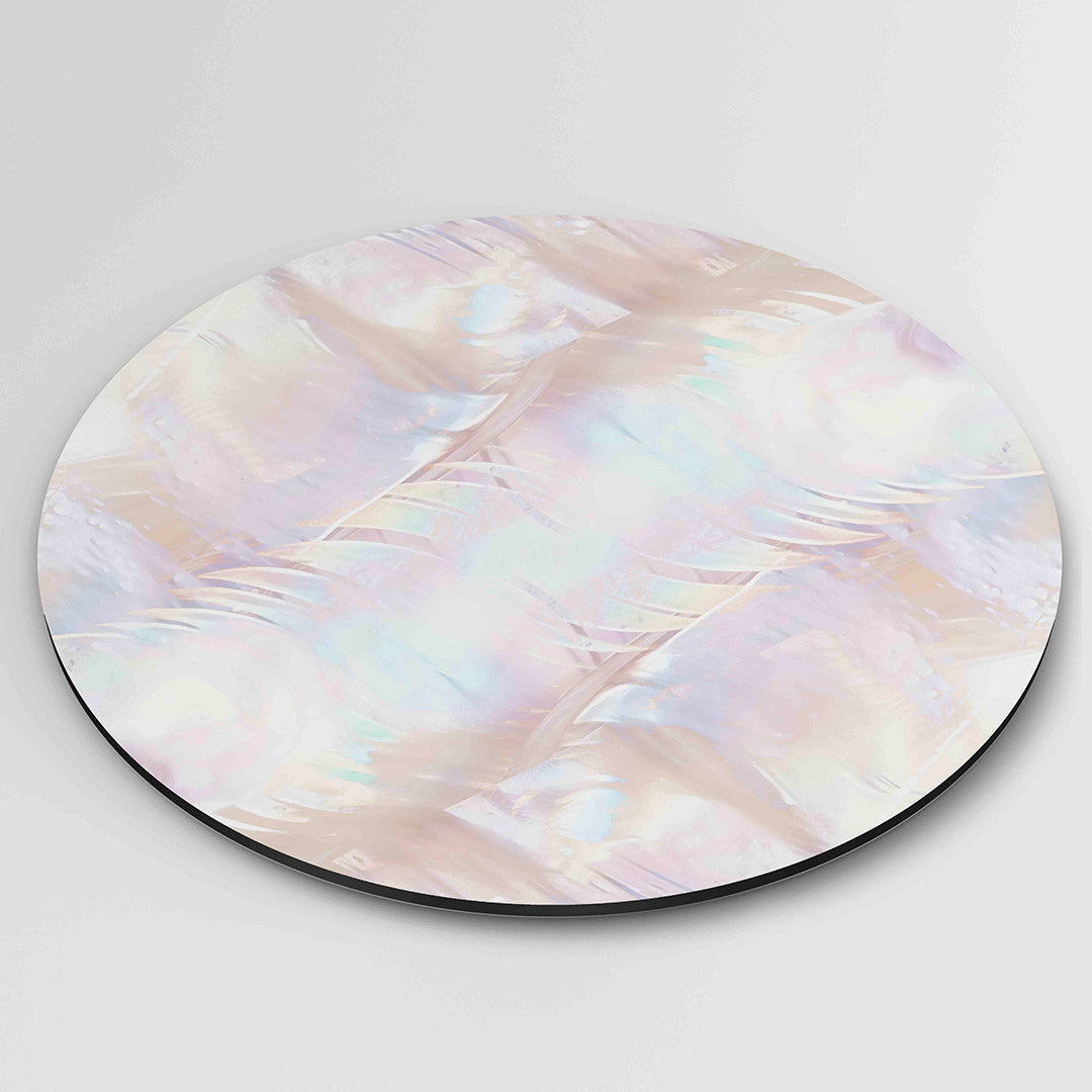 Abstracte pastel Muurcirkel