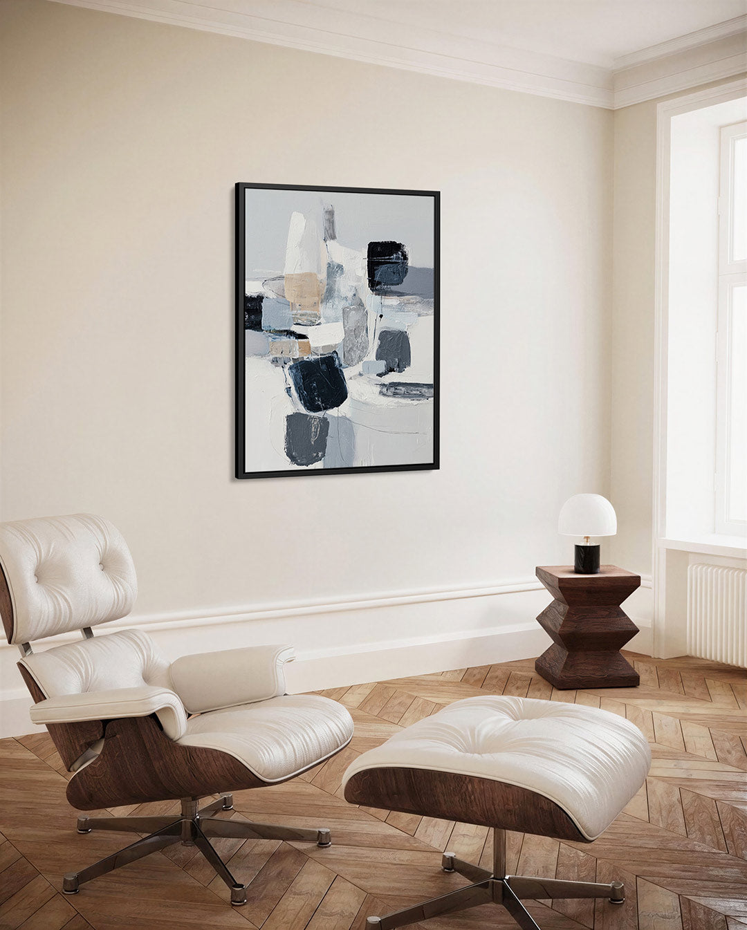 Organische vormen compositie Kunstwerk